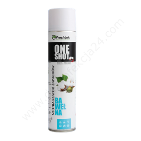 ONE SHOT - neutralizator zapachów 600 ml. - bawełna