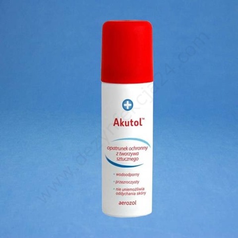 Akutol spray - elastyczny opatrunek ochronny 60ml.