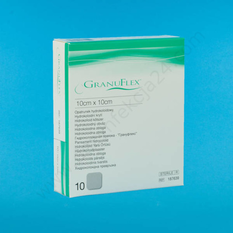 Granuflex opatrunek hydrokoloidowy 10 x 10 cm (10 szt) - ConvaTec