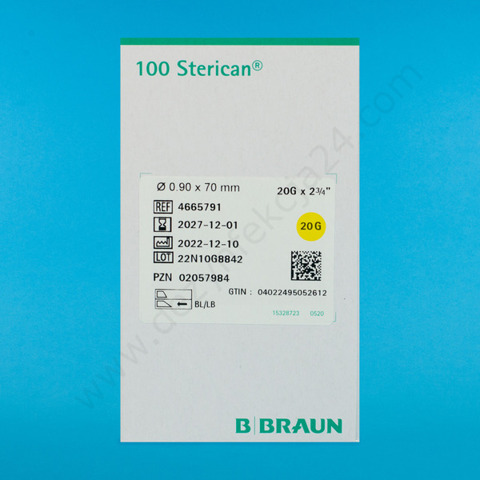 Igła Sterican 0,9 x 70 mm 20 G (100 szt.) - Braun