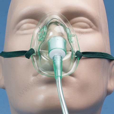 Maska do tlenu dla dorosłych z nebulizatorem przedłużona XL (6 ml) 