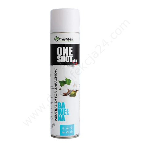 ONE SHOT - neutralizator zapachów 600 ml. - bawełna