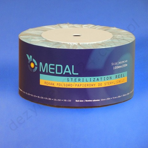 Rękaw sterylizacyjny z zakładką 20 cm - MEDAL